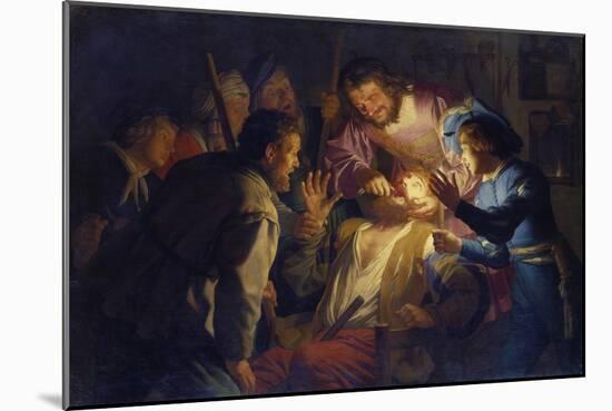 The Dentist, 1622-Gerrit van Honthorst-Mounted Giclee Print