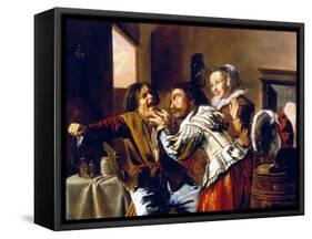 The Dentist, 1629-Jan Miense Molenaer-Framed Stretched Canvas