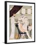 The Dentist, Illustration from 'The Complete Works of Hippocrates', 1932 (Colour Litho)-Joseph Kuhn-Regnier-Framed Giclee Print