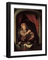 The Dentist-Gerard Dou-Framed Giclee Print