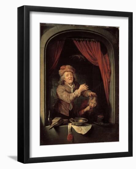 The Dentist-Gerard Dou-Framed Giclee Print