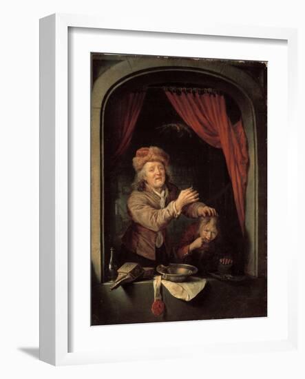 The Dentist-Gerard Dou-Framed Giclee Print