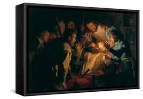 The Dentist-Gerrit van Honthorst-Framed Stretched Canvas