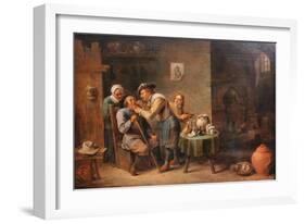 The Dentist-David Teniers-Framed Art Print