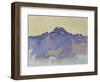 The Dents Du Midi, Viewed from Chesieres, 1912-Ferdinand Hodler-Framed Giclee Print