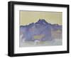 The Dents Du Midi, Viewed from Chesieres, 1912-Ferdinand Hodler-Framed Giclee Print