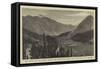 The Denver and Rio Grande Railway, New Mexico, the Fremont Pass, Headwater of the Arkansas-null-Framed Stretched Canvas