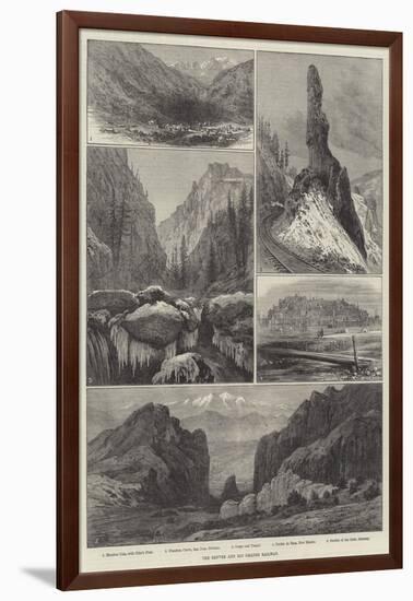 The Denver and Rio Grande Railway-null-Framed Giclee Print