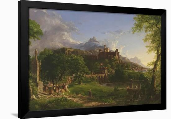 The Departure, 1837-Thomas Cole-Framed Giclee Print
