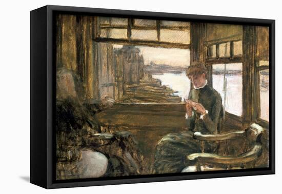 The Departure, 19th-Early 20th Century-James Jacques Joseph Tissot-Framed Stretched Canvas