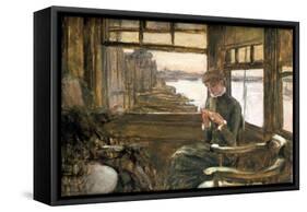The Departure, 19th-Early 20th Century-James Jacques Joseph Tissot-Framed Stretched Canvas