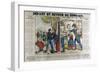 The Departure and Return of the Conscript, 19th Century-null-Framed Giclee Print