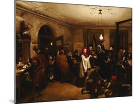 The Departure for America, 1859-Felix Schlesinger-Mounted Giclee Print