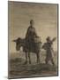 The Departure for Work, 1857-Jean-Francois Millet-Mounted Giclee Print