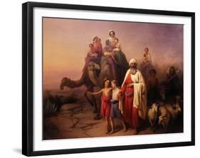 The Departure of Abraham, 1850-Josef Molnar-Framed Giclee Print