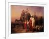 The Departure of Abraham, 1850-Josef Molnar-Framed Giclee Print