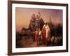 The Departure of Abraham, 1850-Josef Molnar-Framed Giclee Print