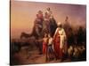 The Departure of Abraham, 1850-Josef Molnar-Stretched Canvas