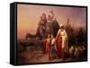 The Departure of Abraham, 1850-Josef Molnar-Framed Stretched Canvas