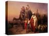 The Departure of Abraham, 1850-Josef Molnar-Stretched Canvas