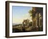 The Departure of Abraham and Isaac, 17th Century-Cornelis van Poelenburgh-Framed Giclee Print