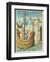 The Departure of Aeneas and Dido's Death, from "The Aeneid" by Virgil with a Commentary by Servius-null-Framed Giclee Print