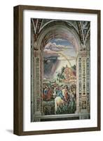 The Departure of Aeneas Silvius Piccolomini for Basel, C.1503-8-Bernardino di Betto Pinturicchio-Framed Giclee Print