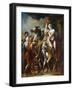 The Departure of Angelica and Medoro-Rene Theodore Berthon-Framed Giclee Print