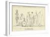 The Departure of Briseis from the Tent of Achilles-John Flaxman-Framed Giclee Print