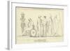 The Departure of Briseis from the Tent of Achilles-John Flaxman-Framed Giclee Print