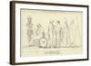 The Departure of Briseis from the Tent of Achilles-John Flaxman-Framed Giclee Print