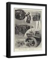 The Departure of British Troops for Ashanti-Henry Charles Seppings Wright-Framed Giclee Print