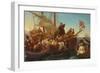 The Departure of Columbus from Palos in 1492, 1855-Emanuel Gottlieb Leutze-Framed Giclee Print