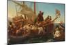 The Departure of Columbus from Palos in 1492, 1855-Emanuel Gottlieb Leutze-Mounted Giclee Print