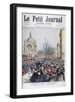 The Departure of French Troops to Madagascar, Paris, 1895-Henri Meyer-Framed Giclee Print