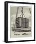 The Departure of Jumbo, Hoisting His Box from the Barge to the Quay at Millwall Docks-null-Framed Giclee Print