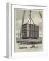 The Departure of Jumbo, Hoisting His Box from the Barge to the Quay at Millwall Docks-null-Framed Giclee Print