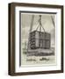 The Departure of Jumbo, Hoisting His Box from the Barge to the Quay at Millwall Docks-null-Framed Giclee Print