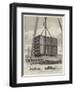 The Departure of Jumbo, Hoisting His Box from the Barge to the Quay at Millwall Docks-null-Framed Giclee Print