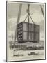 The Departure of Jumbo, Hoisting His Box from the Barge to the Quay at Millwall Docks-null-Mounted Giclee Print