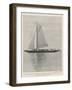 The Departure of Shamrock II from the Clyde for America, 27 July, the Yacht in Her Ocean Rig-null-Framed Giclee Print