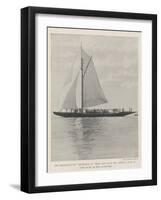 The Departure of Shamrock II from the Clyde for America, 27 July, the Yacht in Her Ocean Rig-null-Framed Giclee Print
