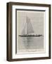 The Departure of Shamrock II from the Clyde for America, 27 July, the Yacht in Her Ocean Rig-null-Framed Giclee Print
