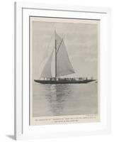 The Departure of Shamrock II from the Clyde for America, 27 July, the Yacht in Her Ocean Rig-null-Framed Giclee Print