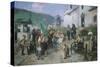 The Departure of the 1866 Conscripts-Gerolamo Induno-Stretched Canvas