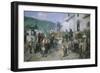 The Departure of the 1866 Conscripts-Gerolamo Induno-Framed Giclee Print