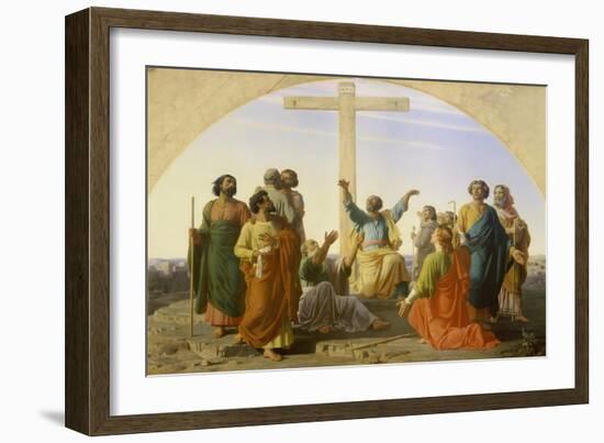 The Departure of the Apostles, 1845-Marc Charles Gabriel Gleyre-Framed Giclee Print