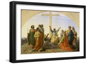 The Departure of the Apostles, 1845-Marc Charles Gabriel Gleyre-Framed Giclee Print