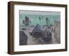 The Departure of the Boats, Étretat, 1885-Claude Monet-Framed Premium Giclee Print