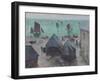 The Departure of the Boats, Étretat, 1885-Claude Monet-Framed Giclee Print